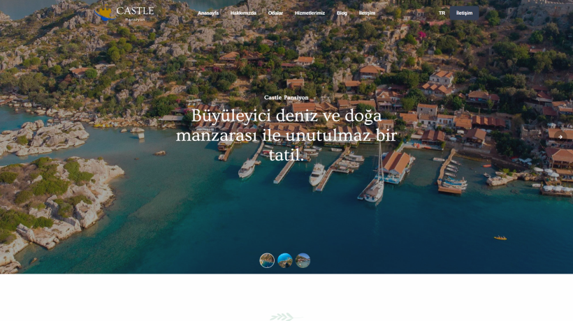 Pansiyon Web Sitesi Tasarımı